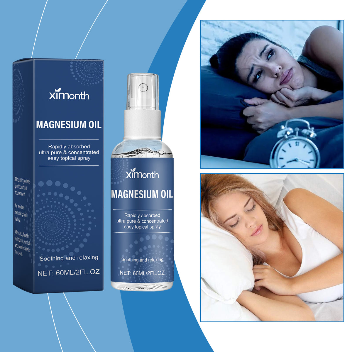Magnesium Chloride Body Oil Spray – Nightly Skin Treatment