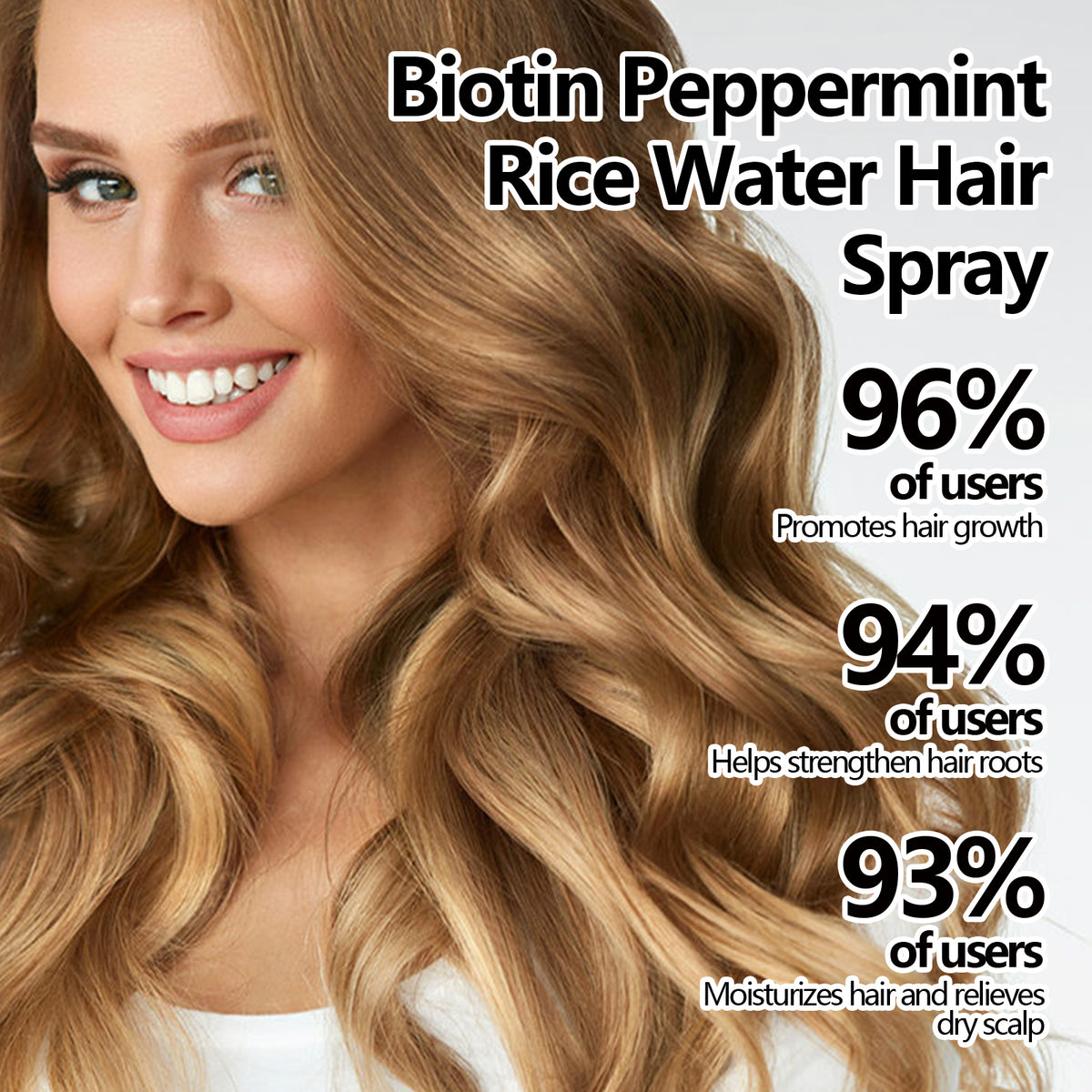 Biotin Rice Water Nourishing Hair Spray