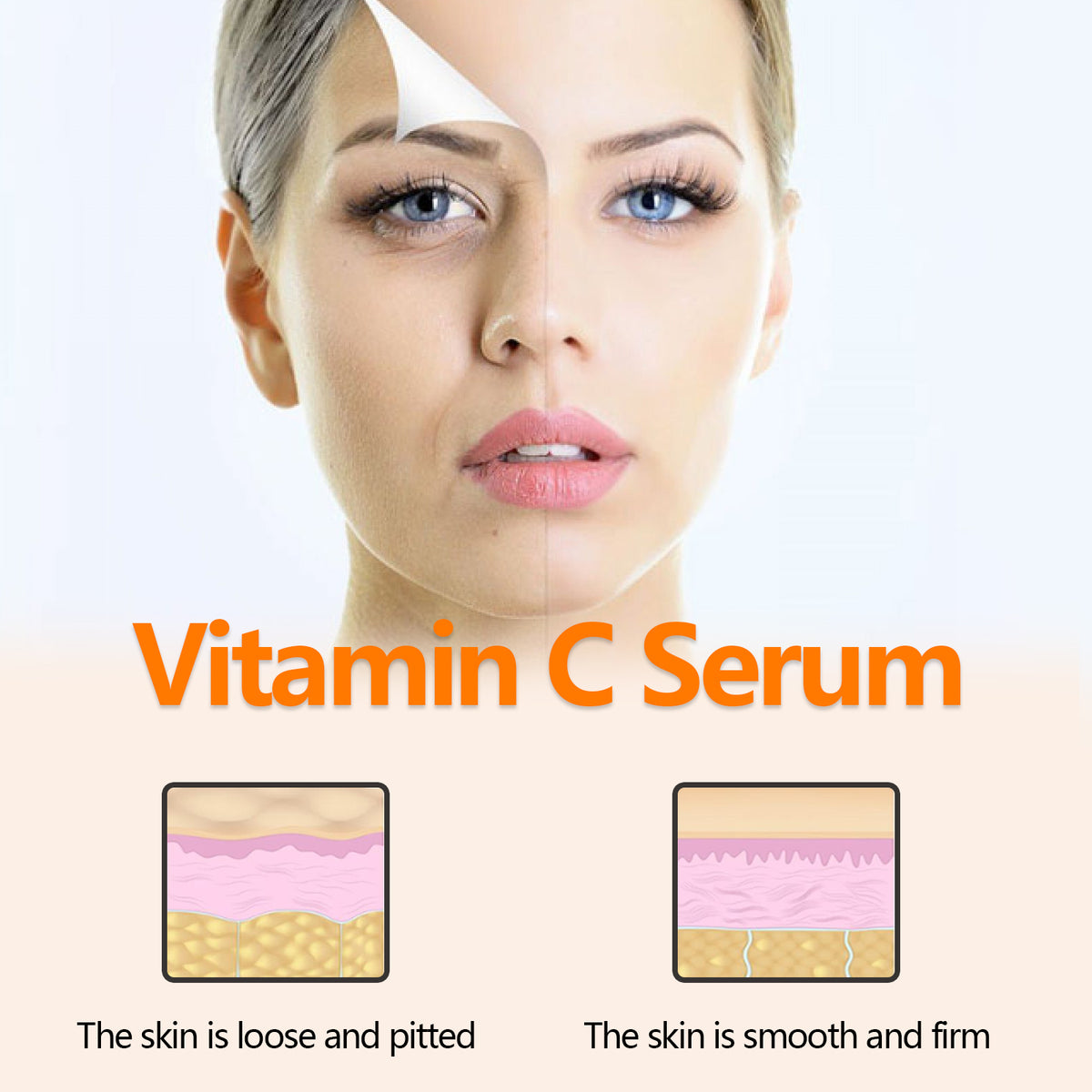 Vitamin C Face Serum – Retinol & Jojoba Oil Brightening Anti-Aging Serum