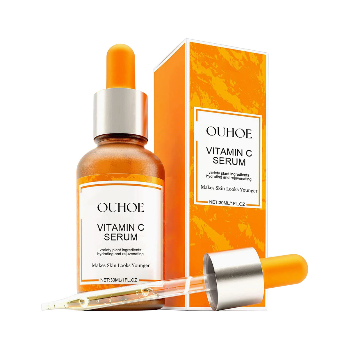 Vitamin C Face Serum – Retinol & Jojoba Oil Brightening Anti-Aging Serum