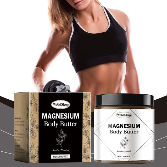 WoodSleep Magnesium Body Moisturizer – Shea Butter & Glycerin Formula